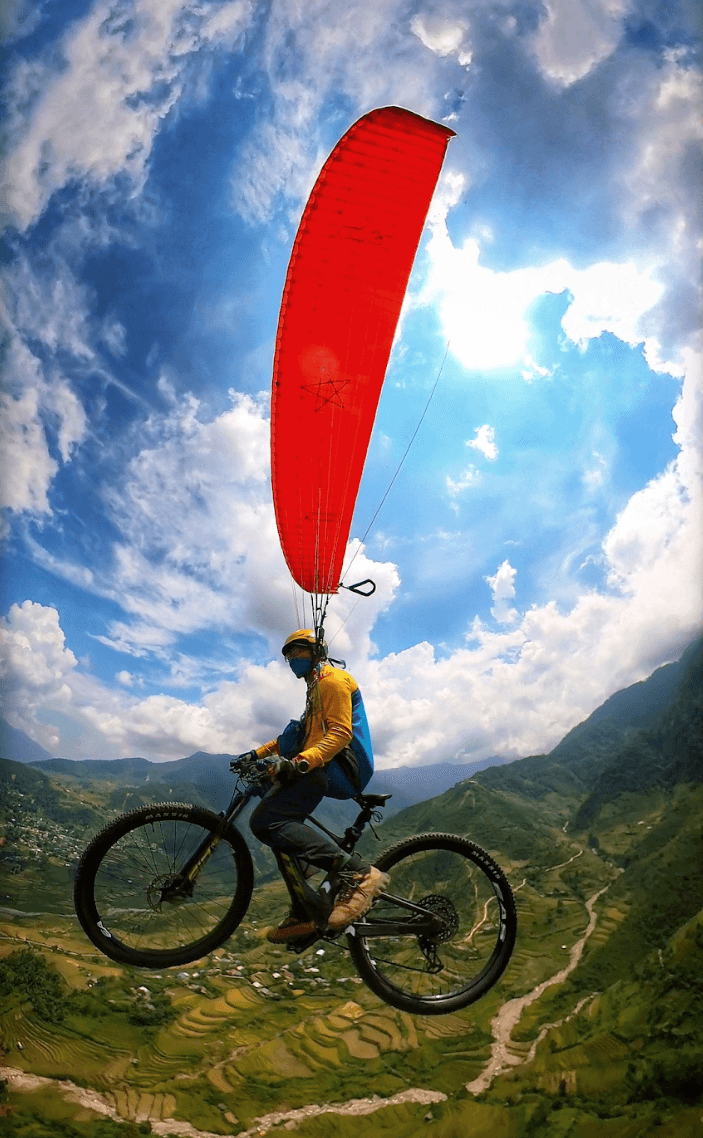 Phi công ĐINH THẾ ANH selfie