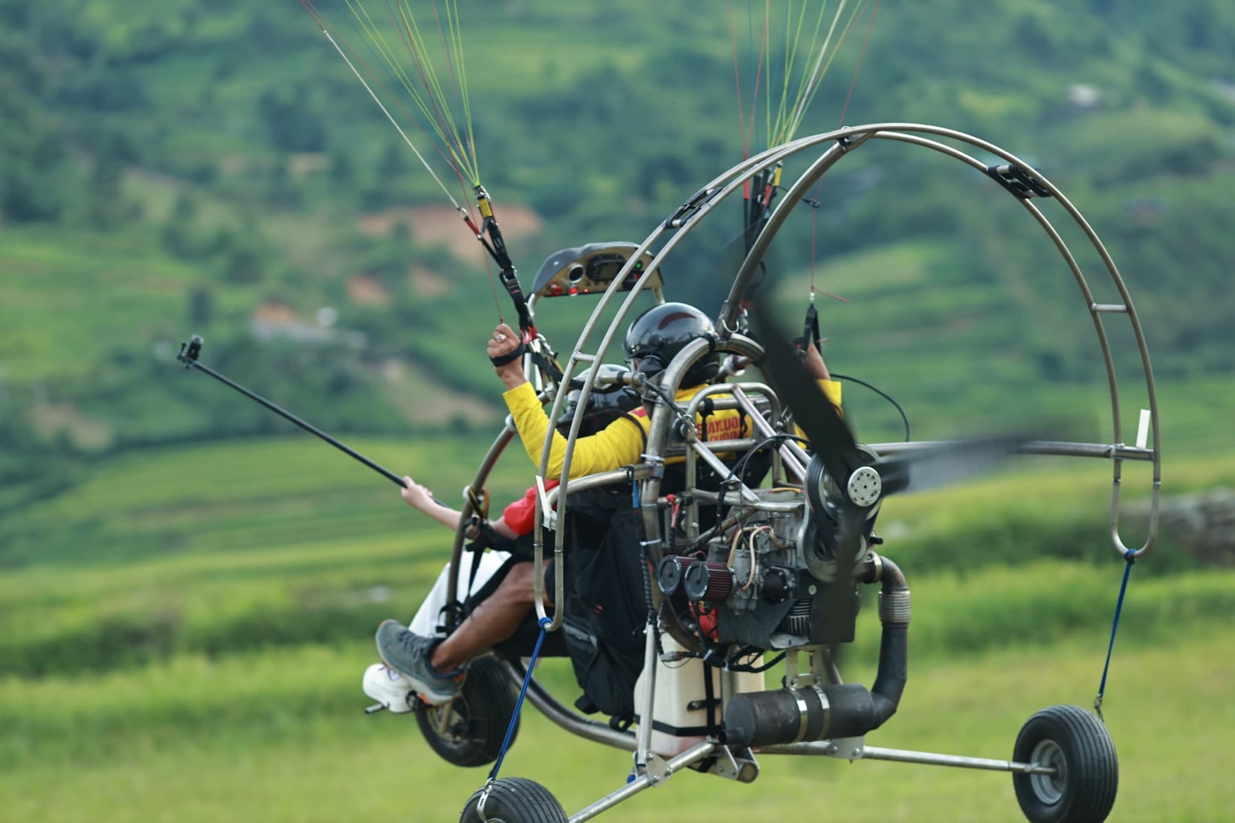 Kỹ thuật paramotor (PPG) cơ bản: thiết bị, cất hạ cánh, khẩn cấp