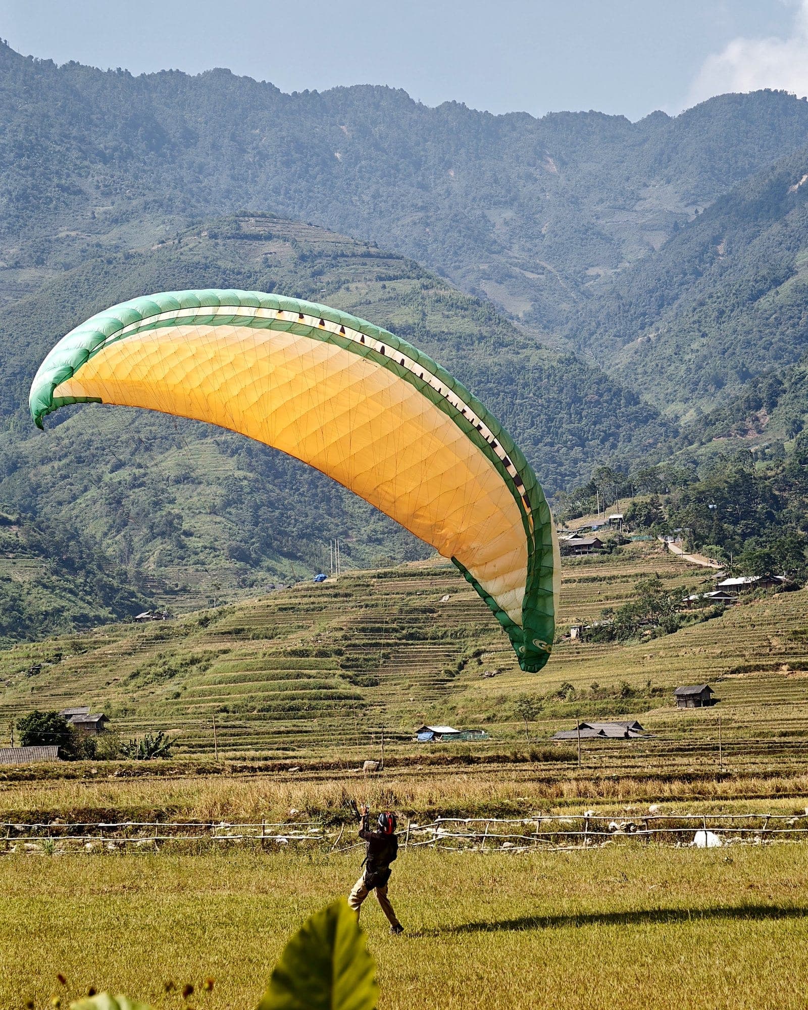 Lộ trình học dù lượn P1–P2, ngày 3: slalom, huỷ dù và gấp dù