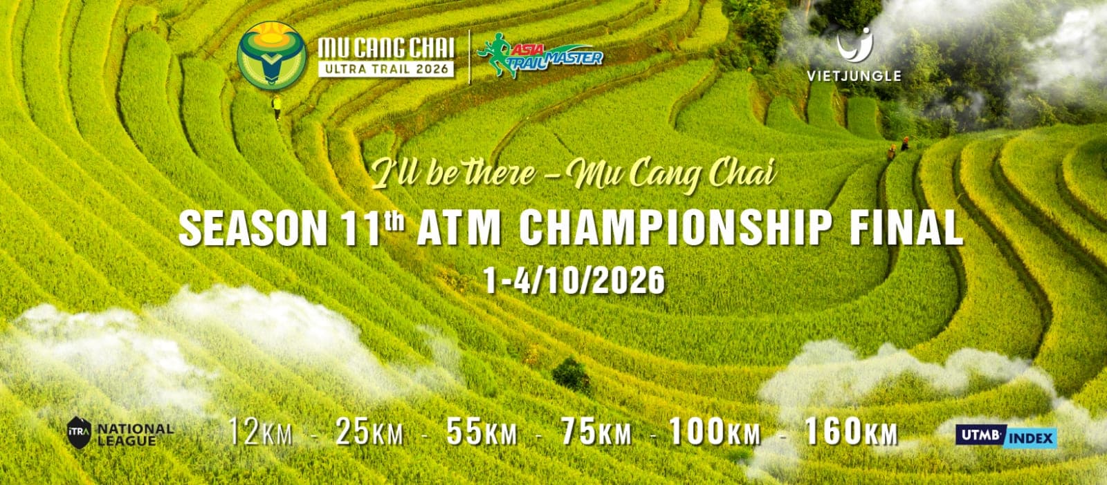 Ultra Trail Mùa Vàng 2026: Chạy Trail & Bay Dù Lượn Khau Phạ