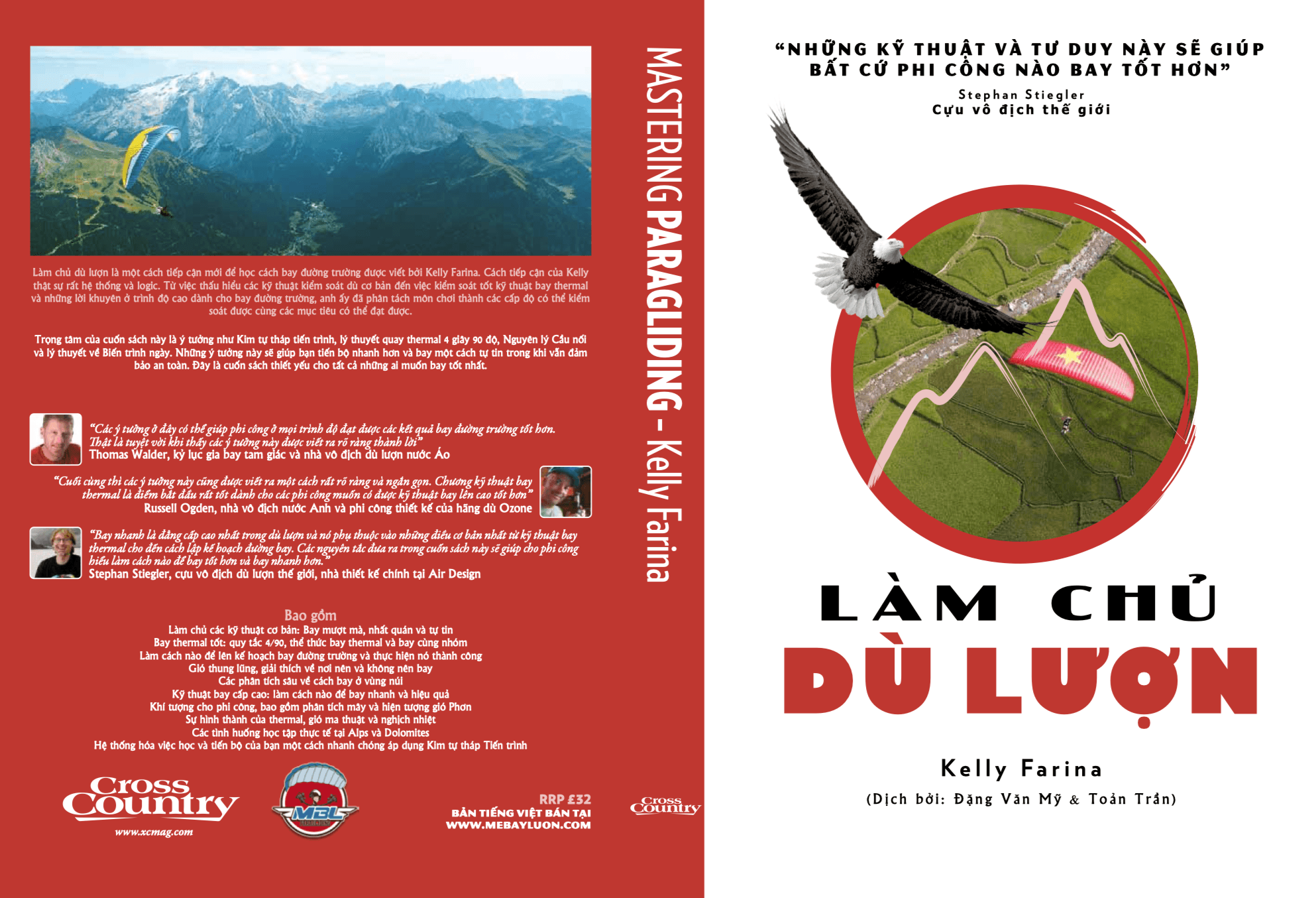 Sách Làm Chủ Dù Lượn – bản tiếng Việt của Mastering Paragliding