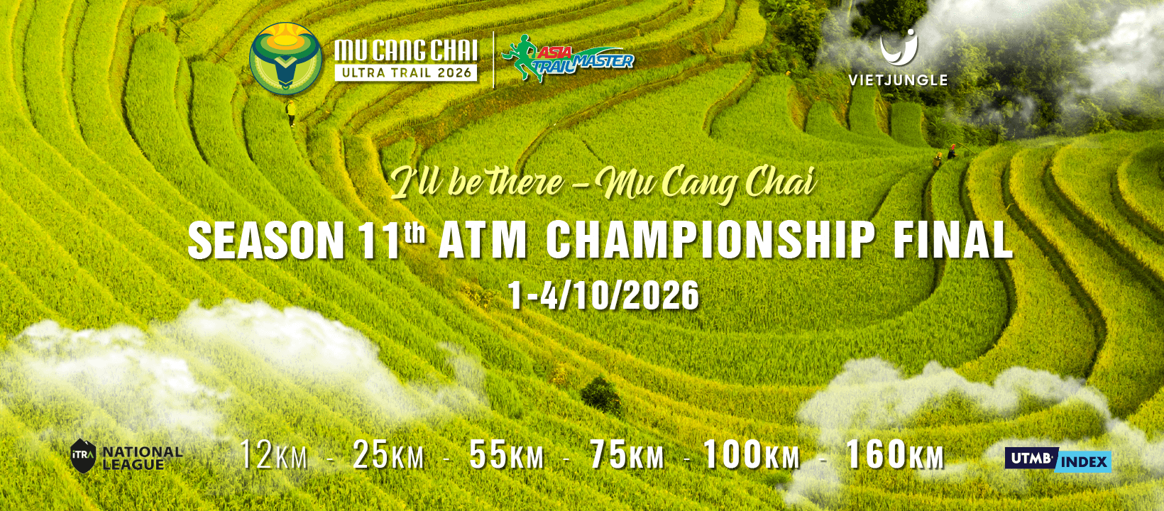 Ultra Trail Mùa Vàng 2026: Chạy Trail & Bay Dù Lượn Khau Phạ